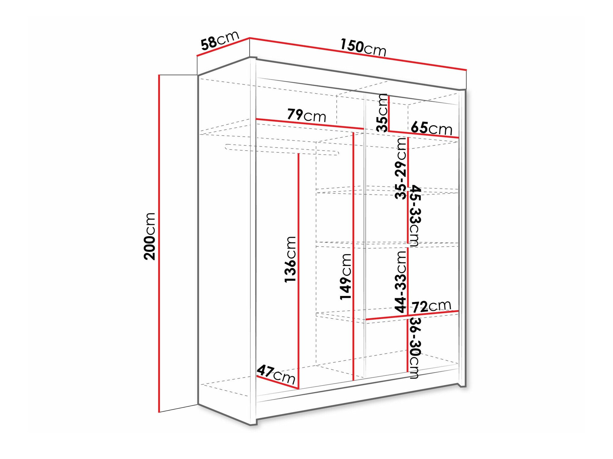 Armoire Closico 103 (Cachemire)