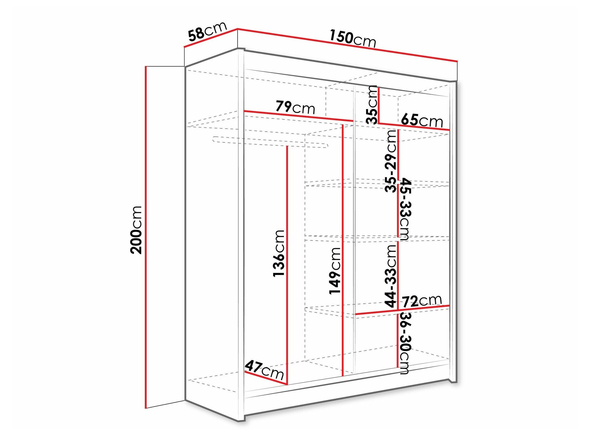 Armoire Closico 104 (Cachemire)