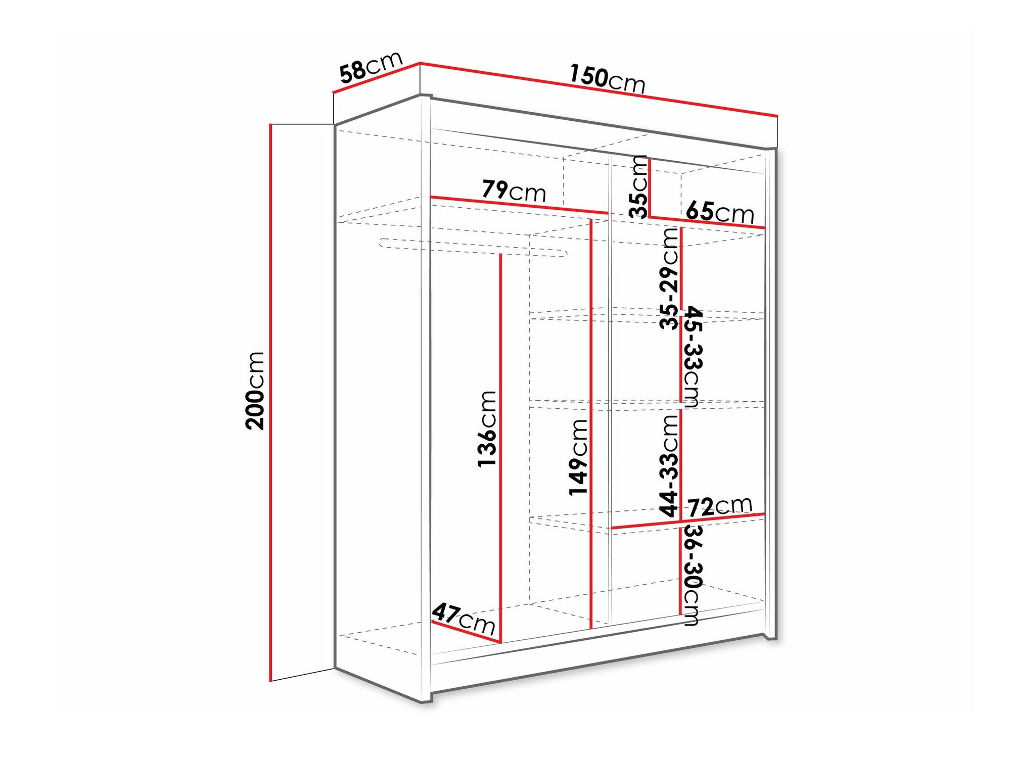 Armoire Closico 112 (Cachemire)