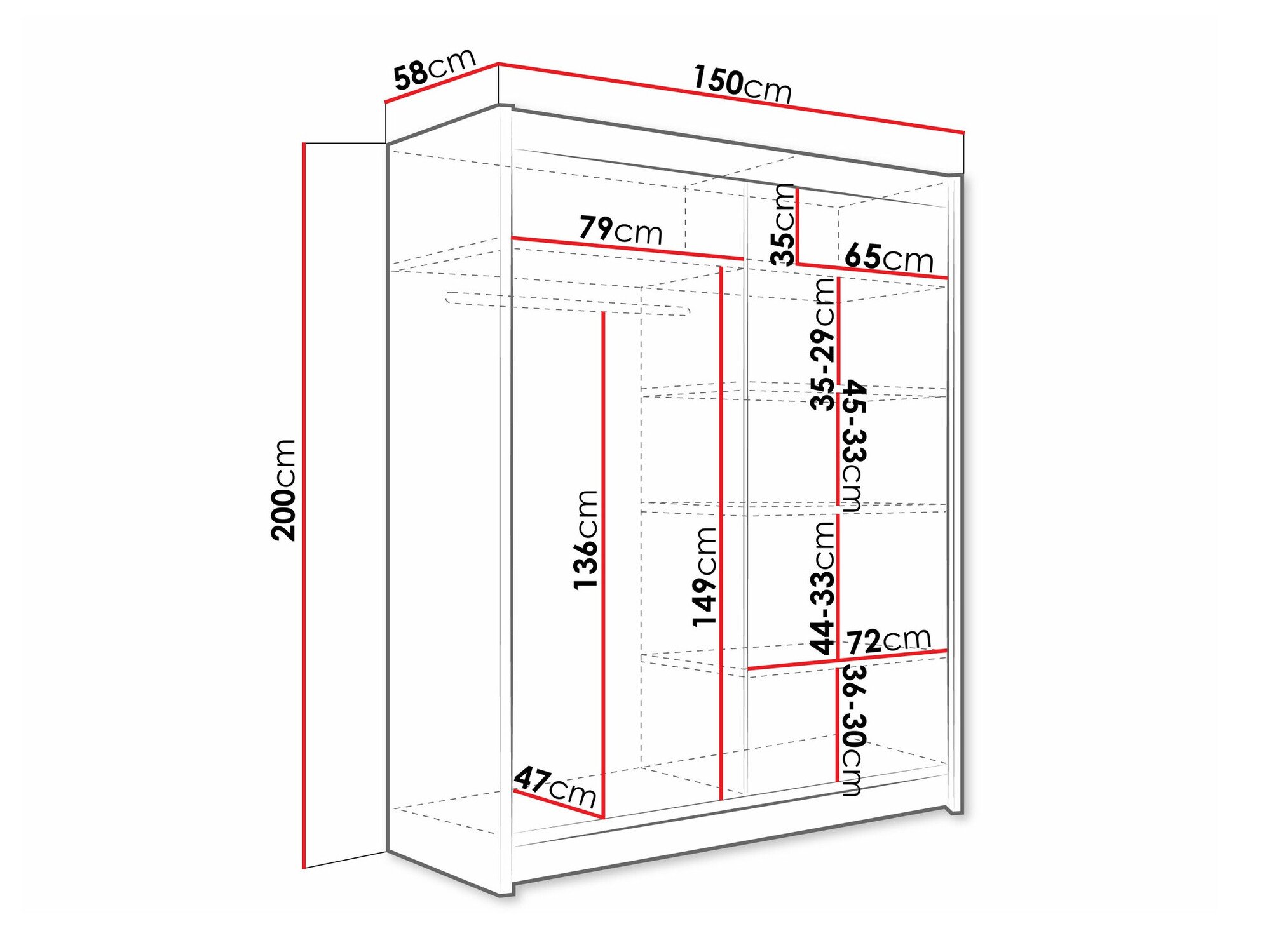 Armoire Closico 112 (Cachemire)