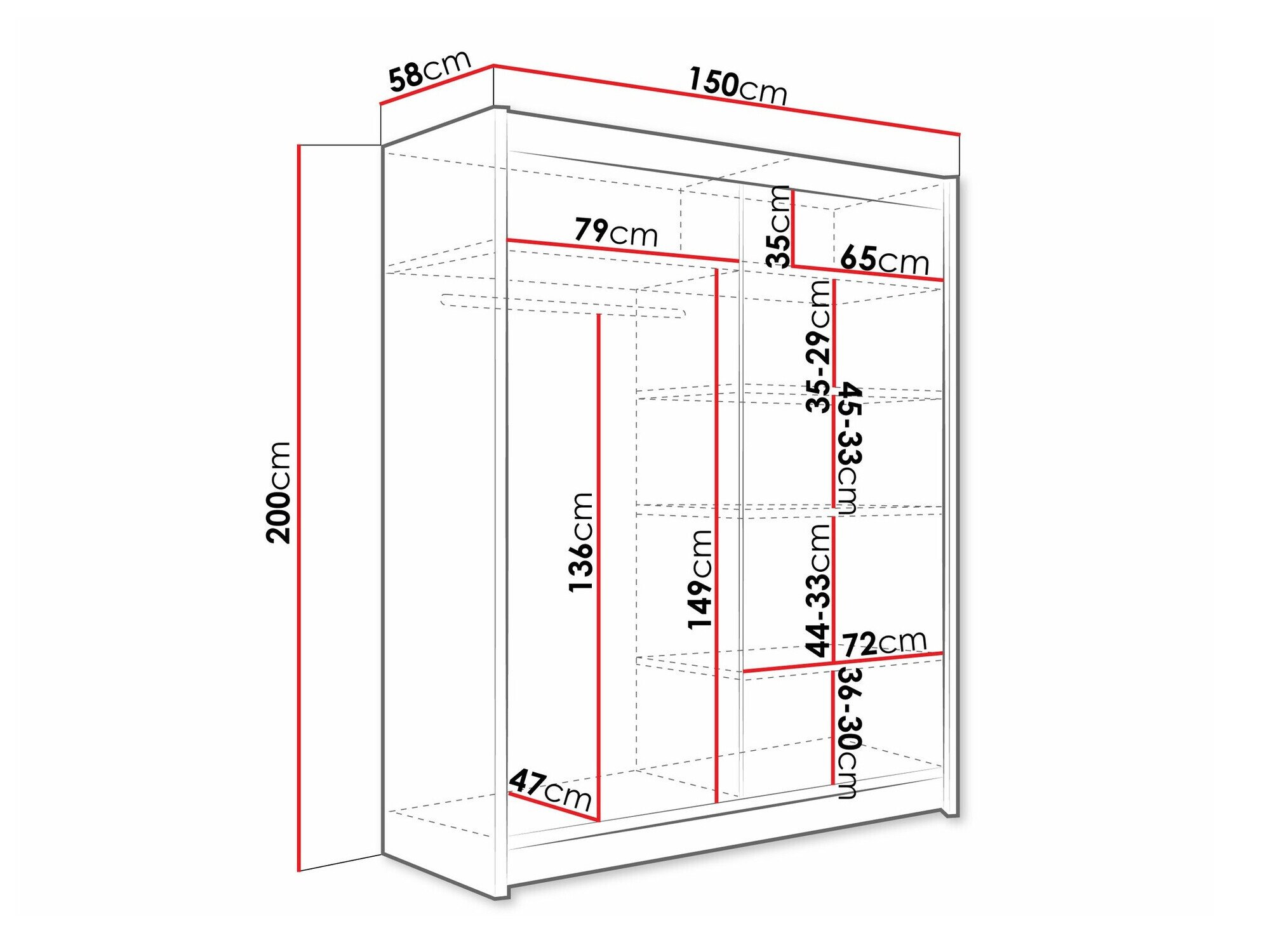 Armoire Closico 113 (Cachemire)