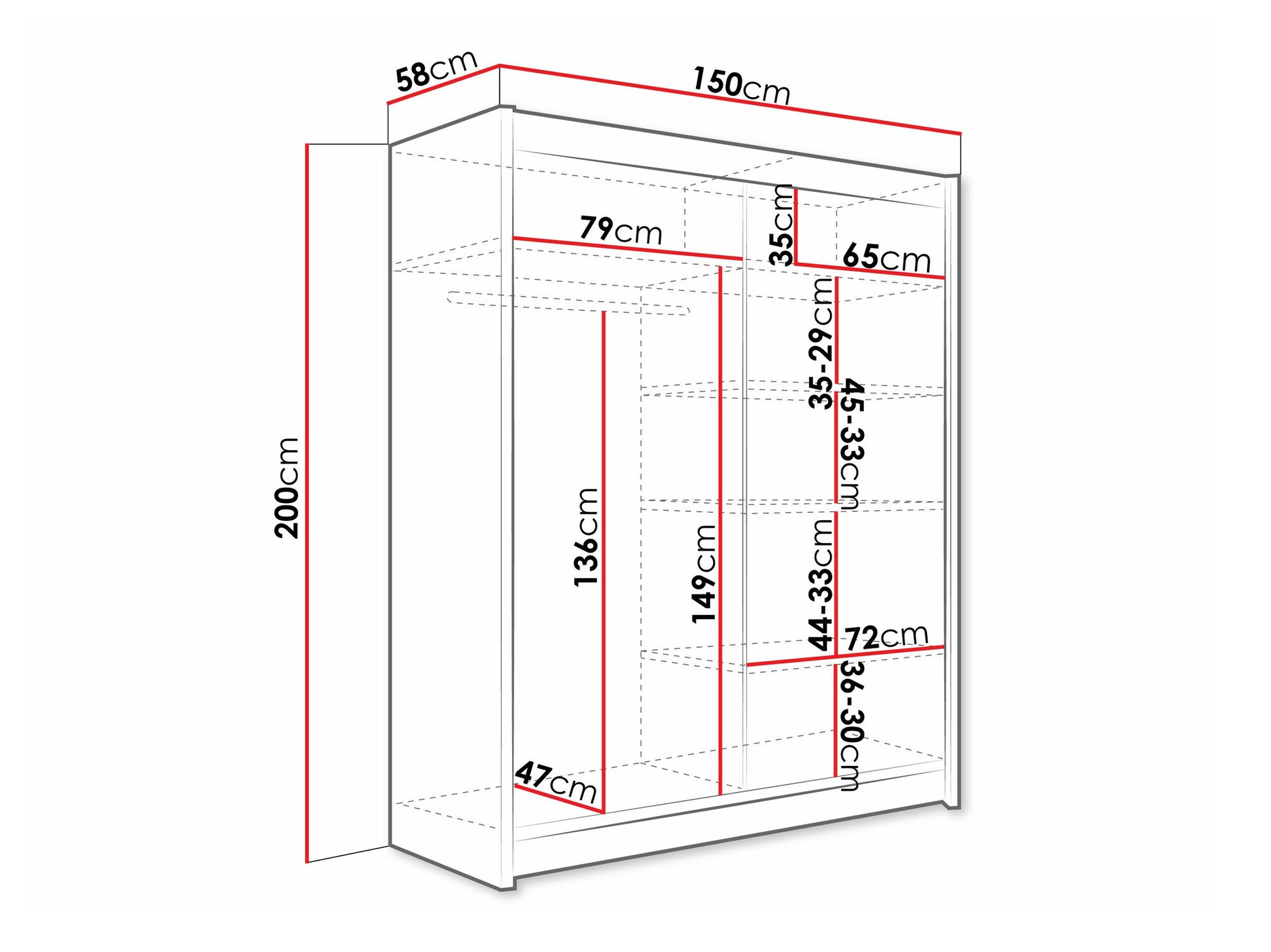 Armoire Closico 116 (Cachemire)