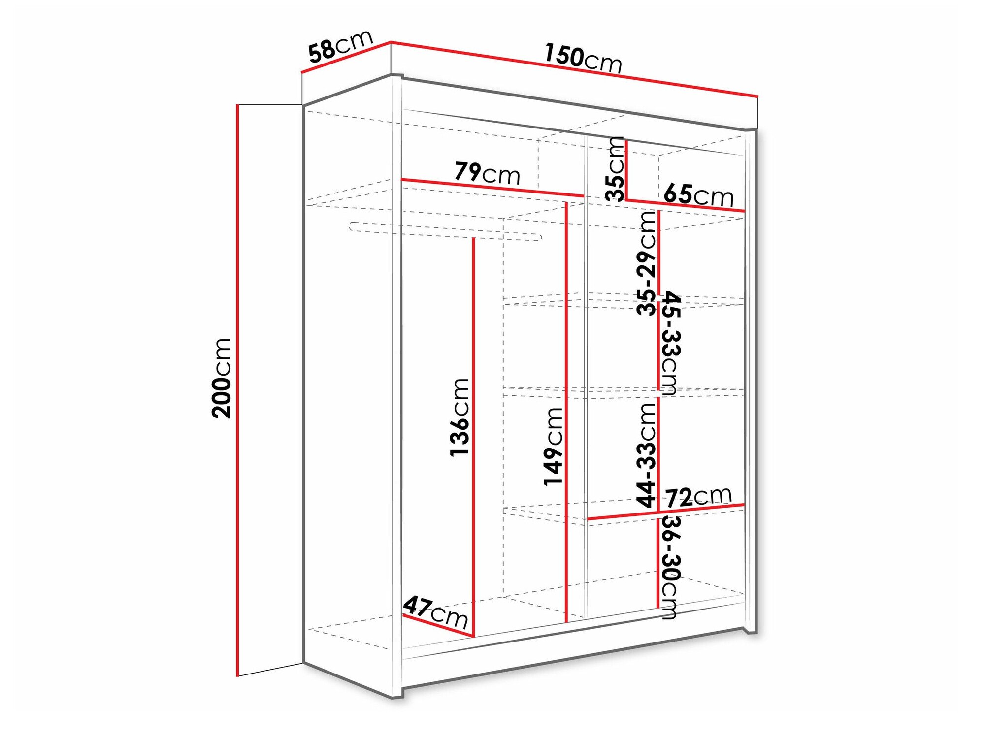 Armoire Closico Camera IV (Cachemire)
