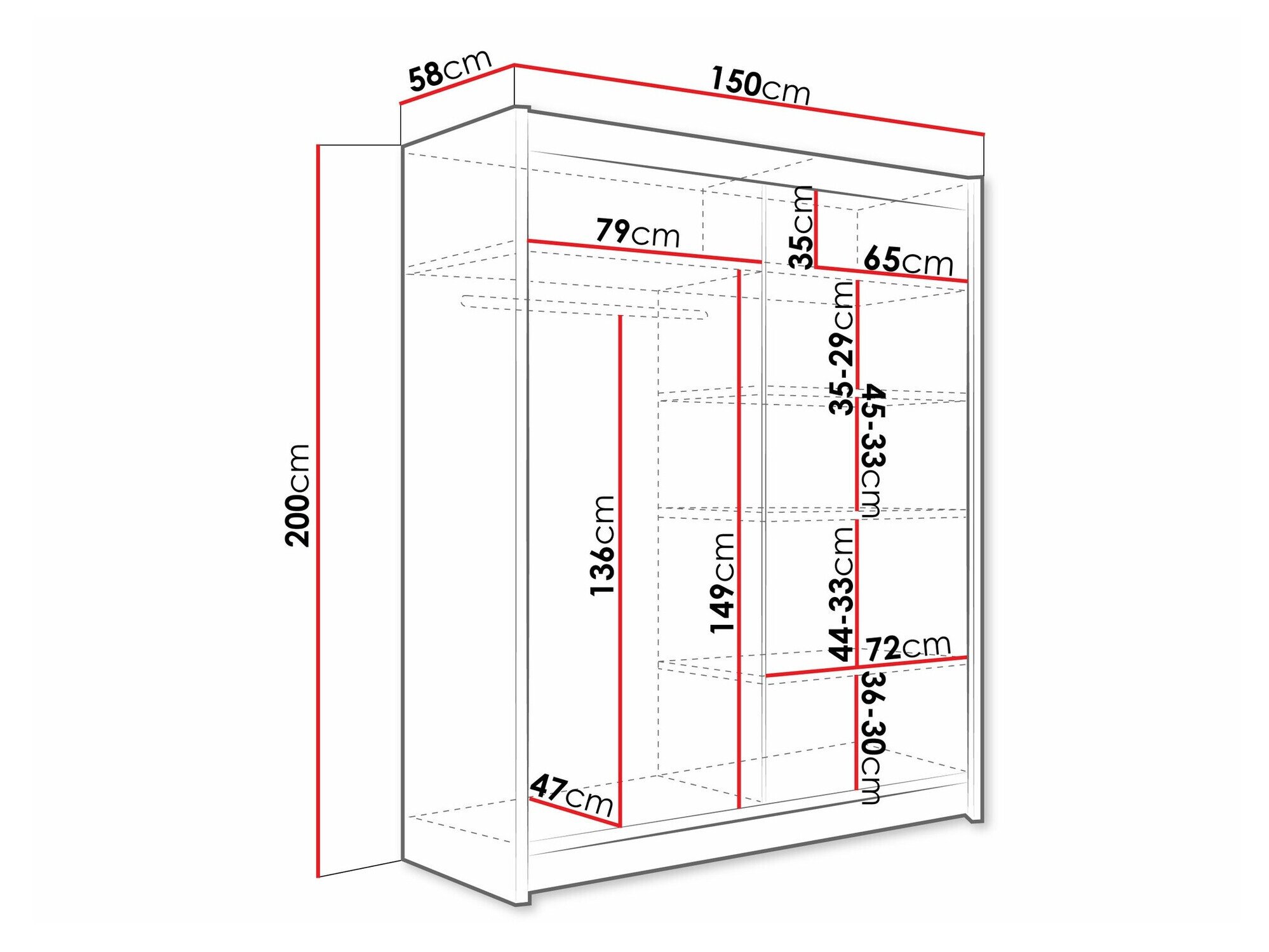 Armoire Closico Camera V (Cachemire)