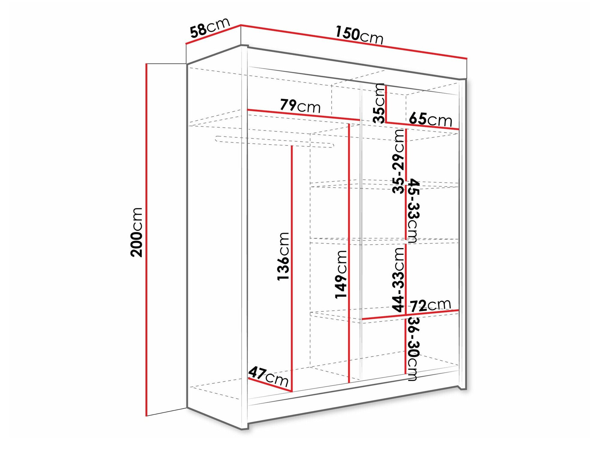 Armoire Closico Camera V (Cachemire)