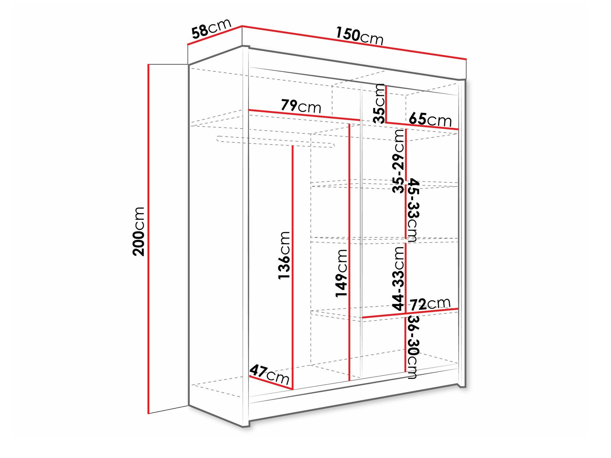 Armoire Closico Camera X (Cachemire)