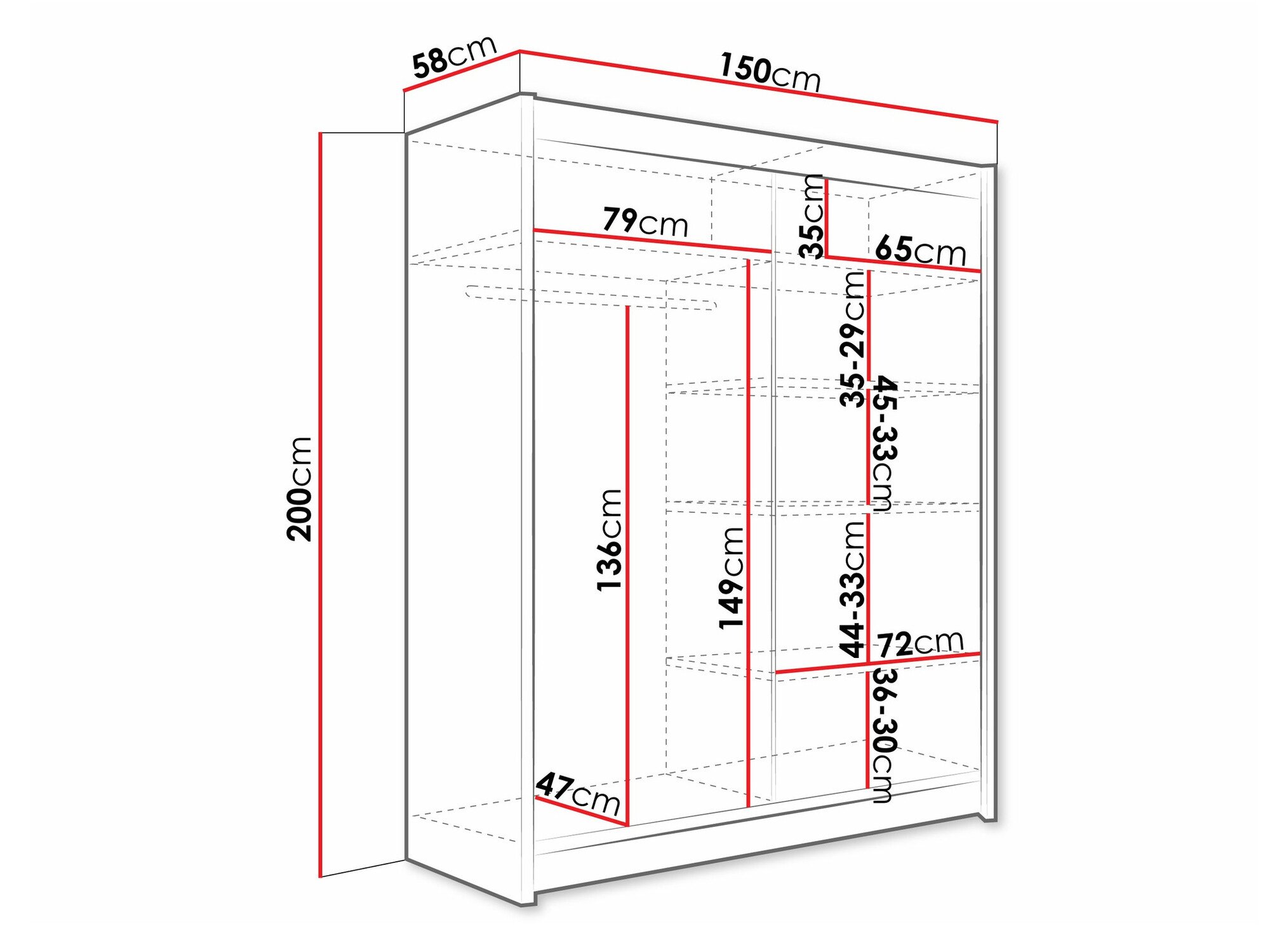 Armoire Closico Camera XII (Blanc)