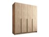 Armoire Closico Navor I (Clair bois + Doré)