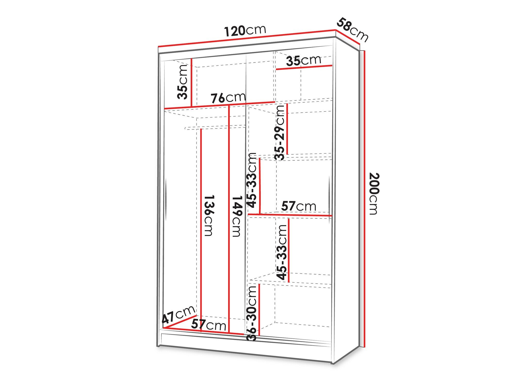 Armoire Closico Salvor II (Cachemire)
