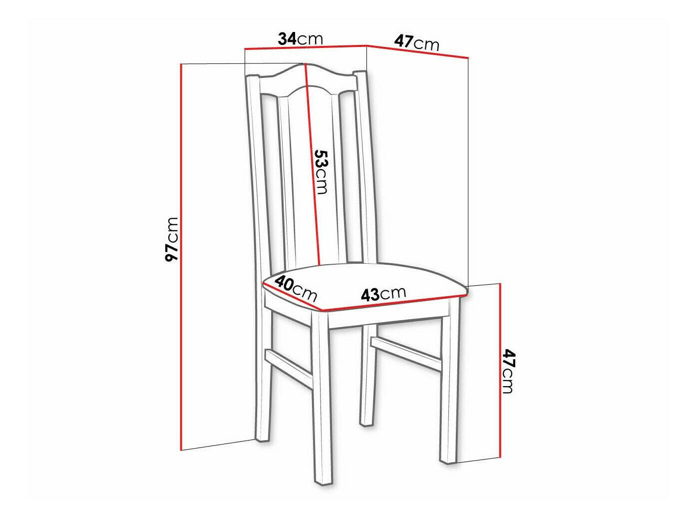 Chaise Victorville 144 (Aulne)