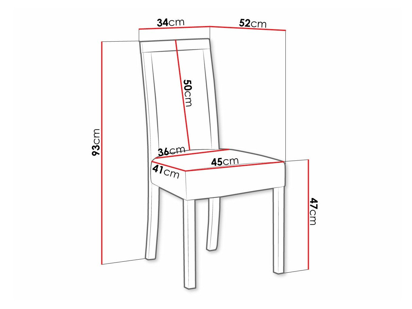Chaise Victorville 161 (Noix)