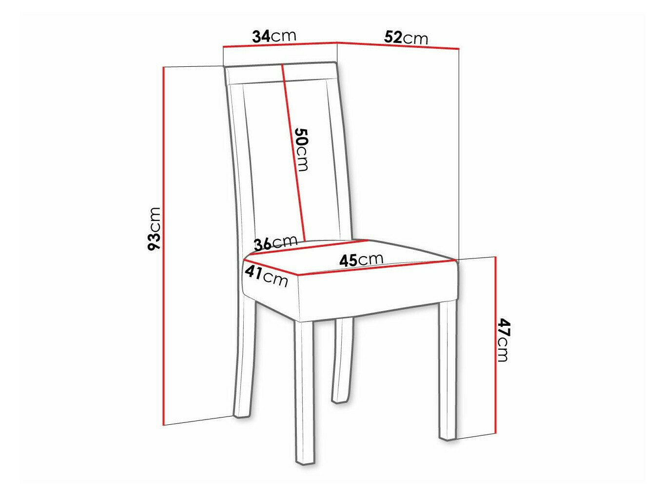 Chaise Victorville 161 (Noix)