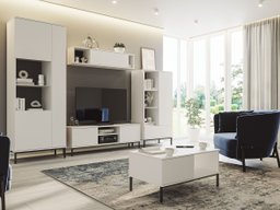 Ensemble de salon Lomsore 108 (Blanc)