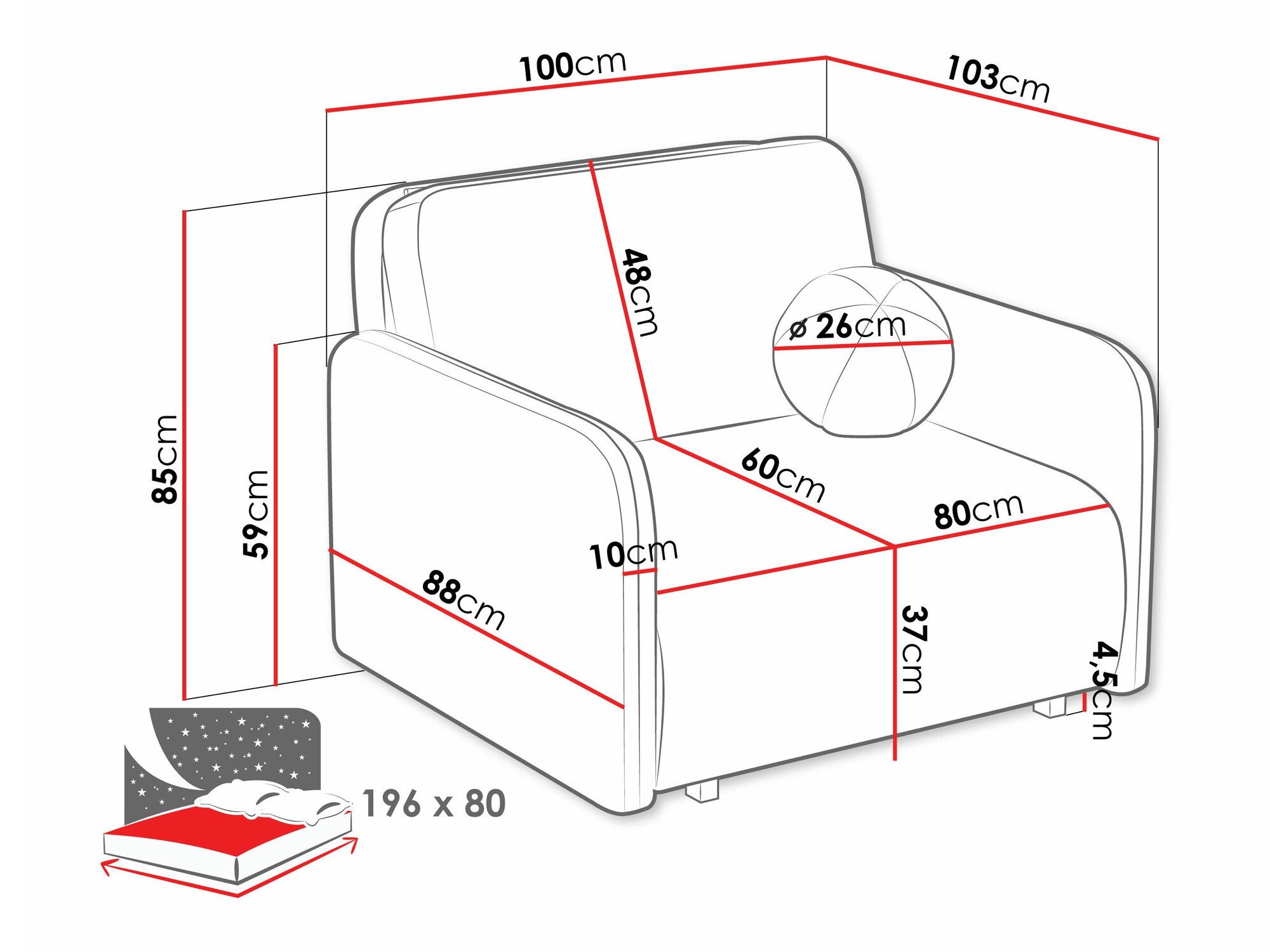 Fauteuil Poetal I (Velo 636)