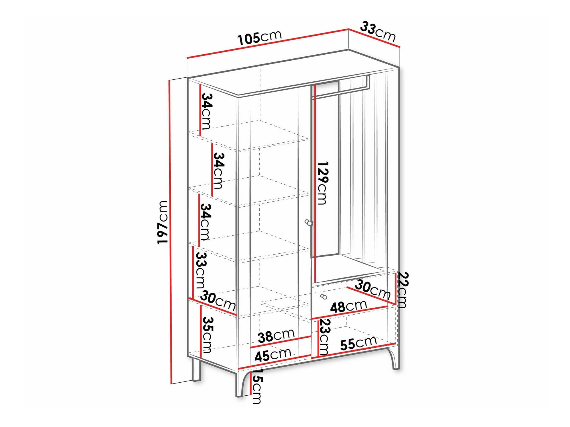 Meuble d'entrée Stanton 149
