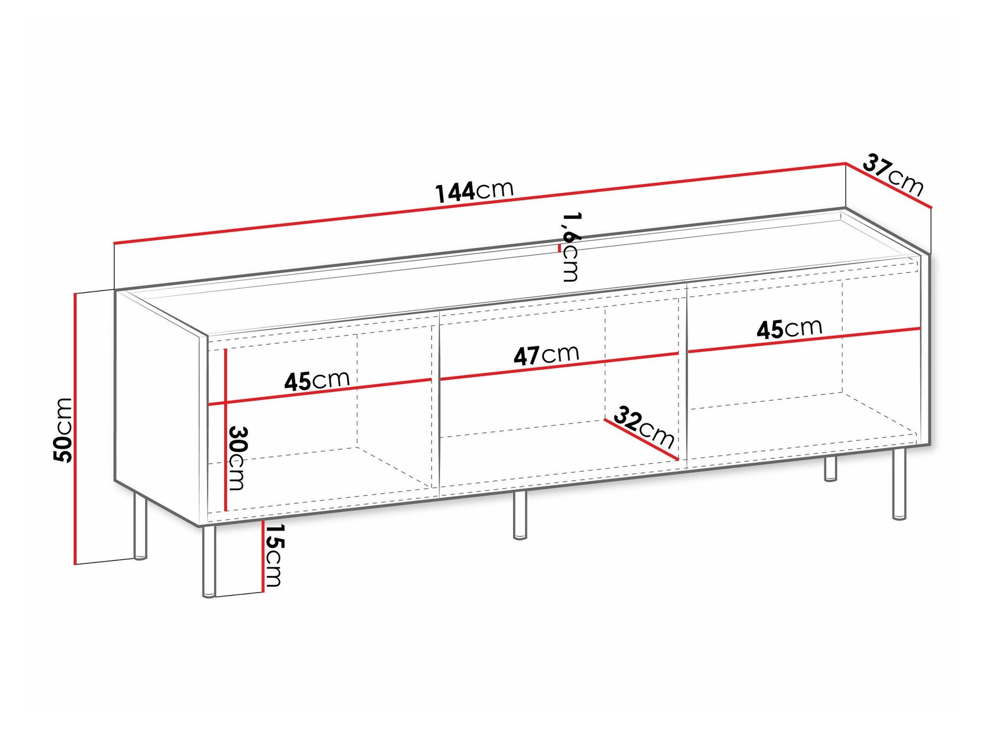 Meuble TV Comfivo Belviro 103
