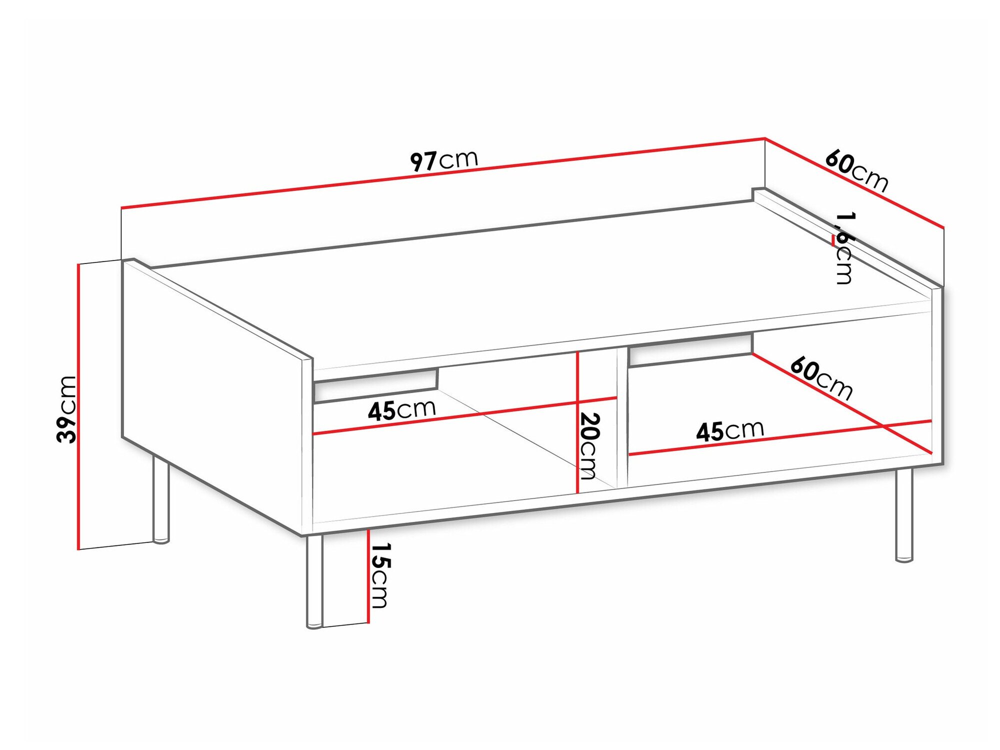 Table basse Comfivo Belviro
