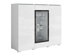 Buffet Sarasota 186 (Blanc + Blanc brillant)