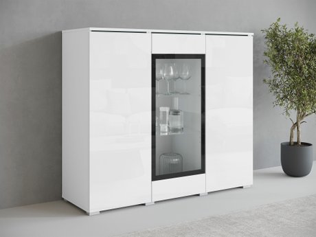 Buffet Sarasota 186 (Blanc + Blanc brillant)