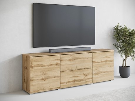 Meuble TV Mirfivo 104 (Chêne wotan)