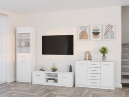 Ensemble de salon Novsore 162 (Blanc)