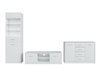 Ensemble de salon Novsore 162 (Blanc)