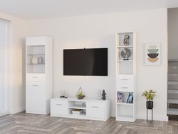 Ensemble de salon Novsore 163 (Blanc)