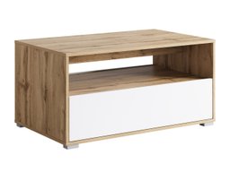 Table basse Sarasota 188 (Chêne wotan + Blanc)