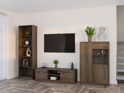 Ensemble de salon Novsore 164 (Chêne foncé)