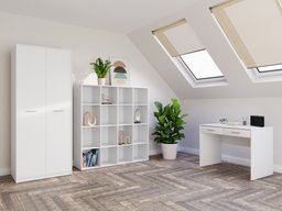 Ensemble de bureau à domicile Novsore 166 (Blanc)