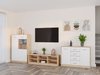 Ensemble de salon Novsore 165 (Sonoma chêne + Blanc)