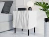 Ensemble de tables de chevet Lorelbo 102 (Blanc + Noir)