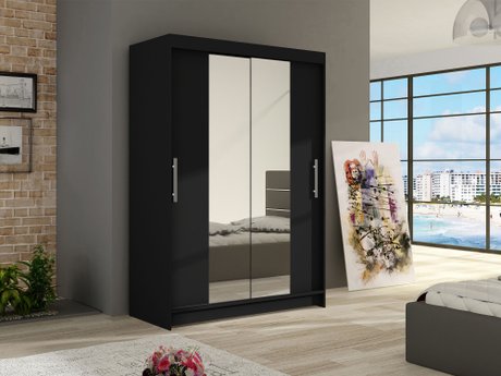 Armoire Closico 133 (Noir)