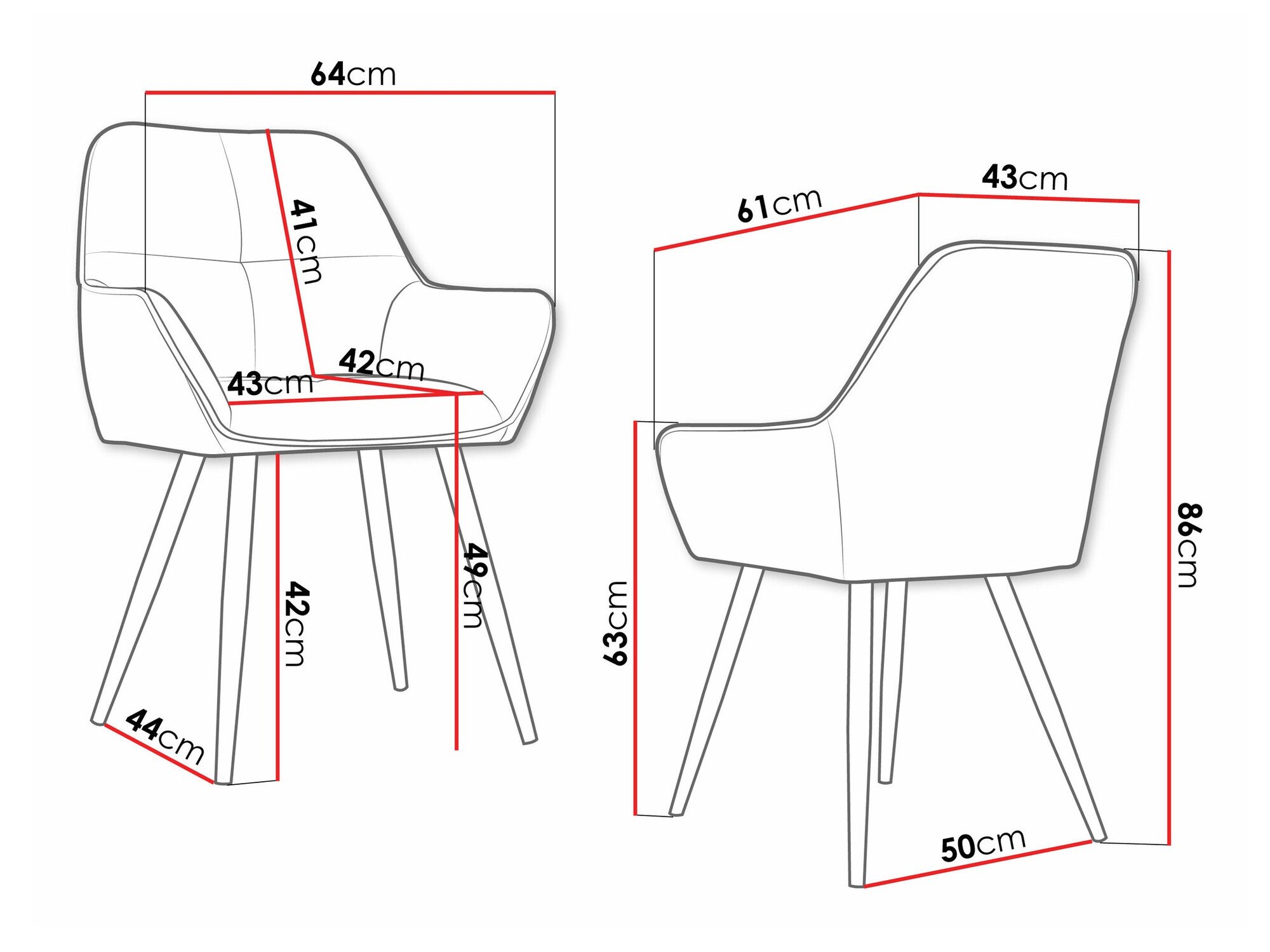 Chaise Jackson 117 (Poso 100)
