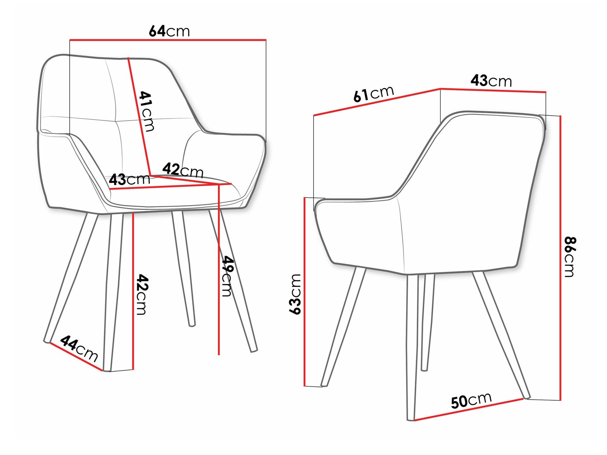 Chaise Jackson 117 (Poso 110)