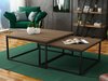 Ensemble tables basses Oswego 101 (Noyer + Noir)