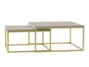 Ensemble tables basses Oswego 102 (Cachemire + Doré)