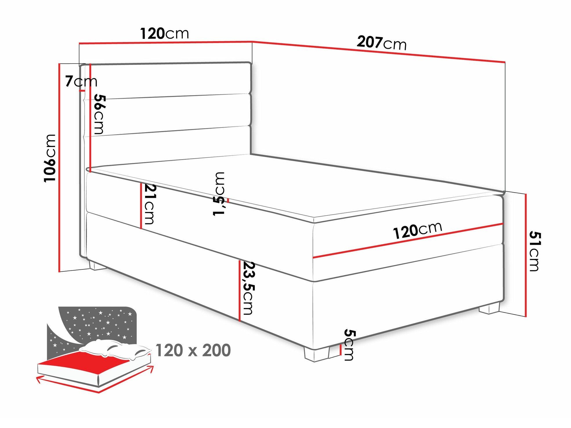 Lit continental Sanford 104 (Manila 02)