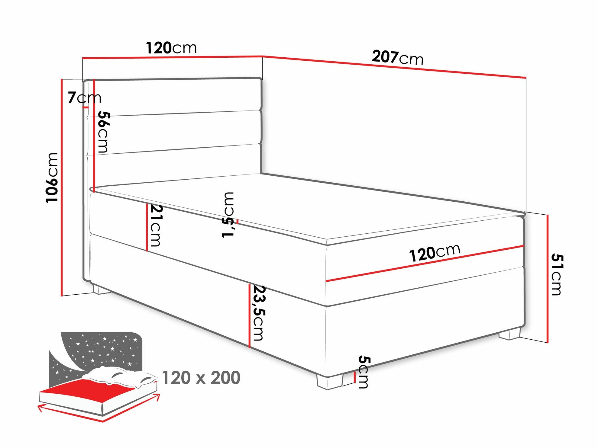 Lit continental Sanford 104 (Manila 16)