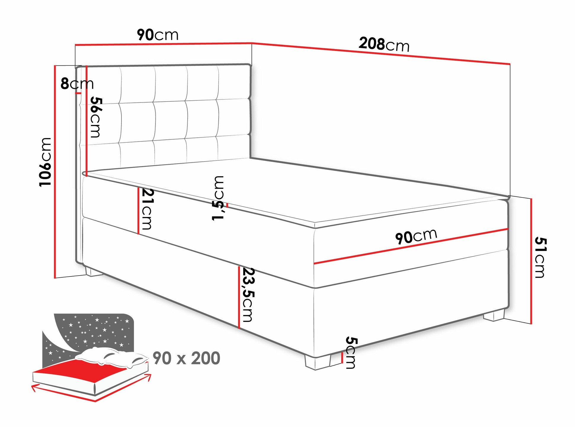 Lit continental Sanford 107 (Manila 02)