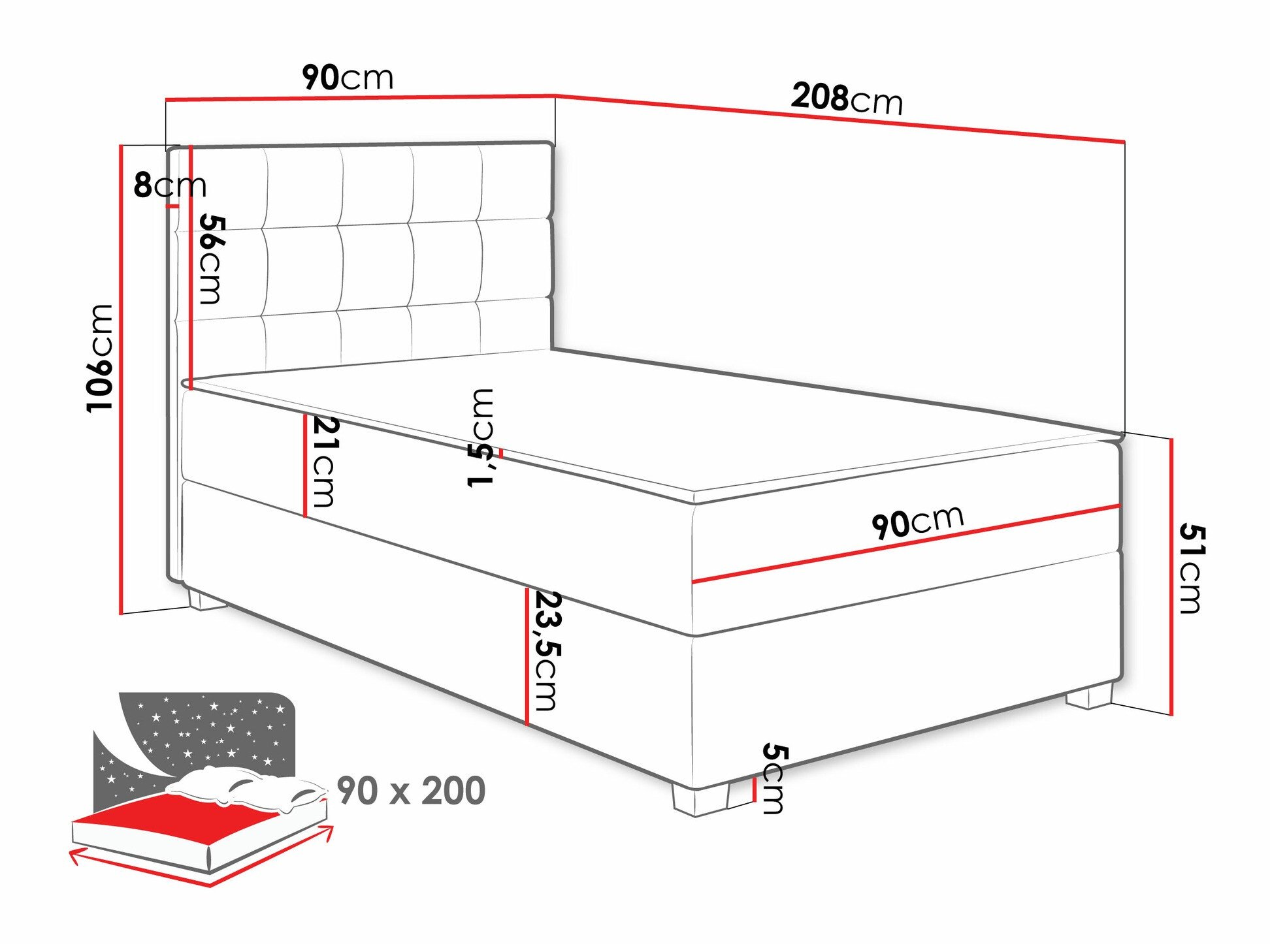 Lit continental Sanford 107 (Manila 14)