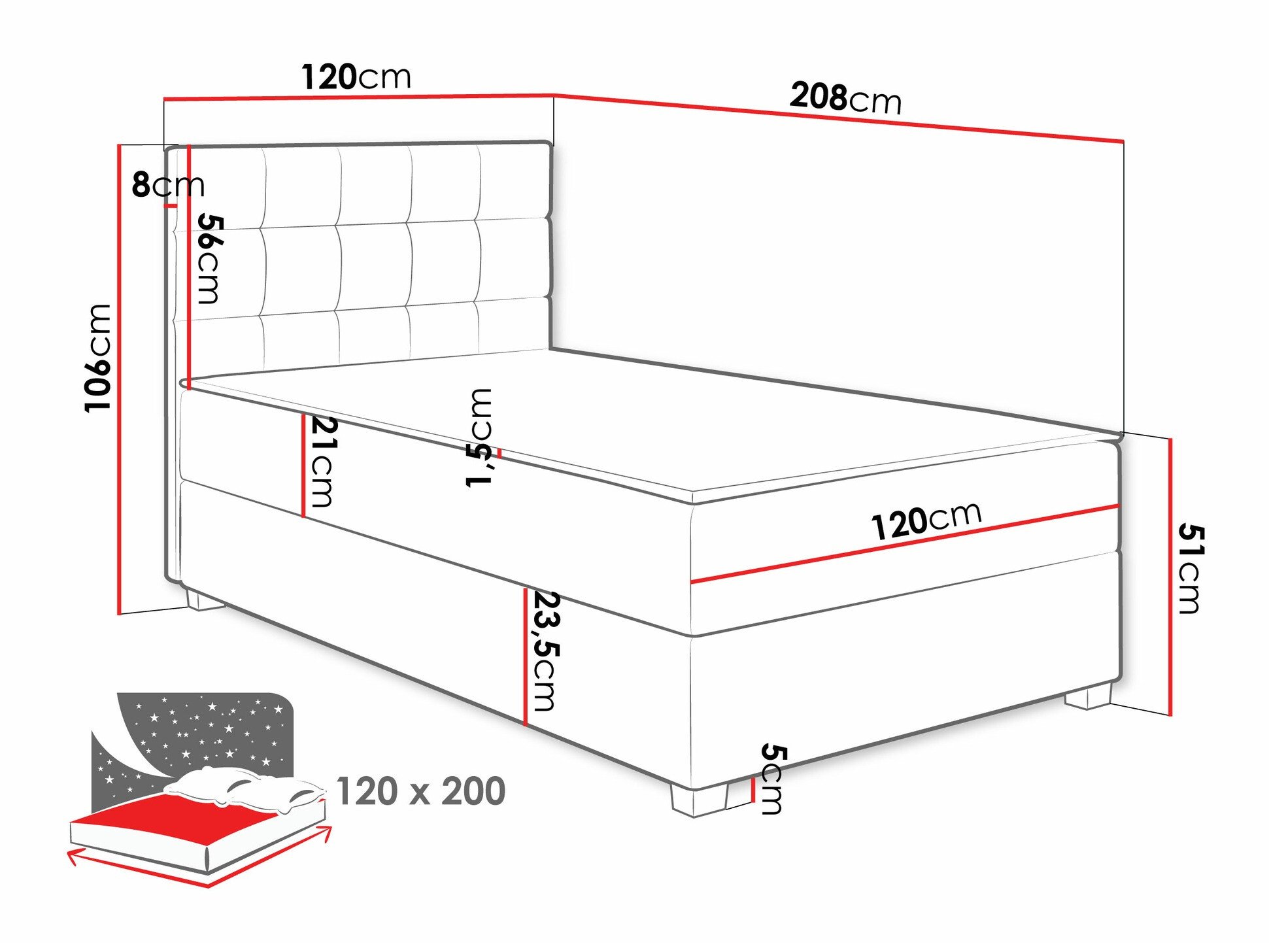 Lit continental Sanford 107 (Manila 14)