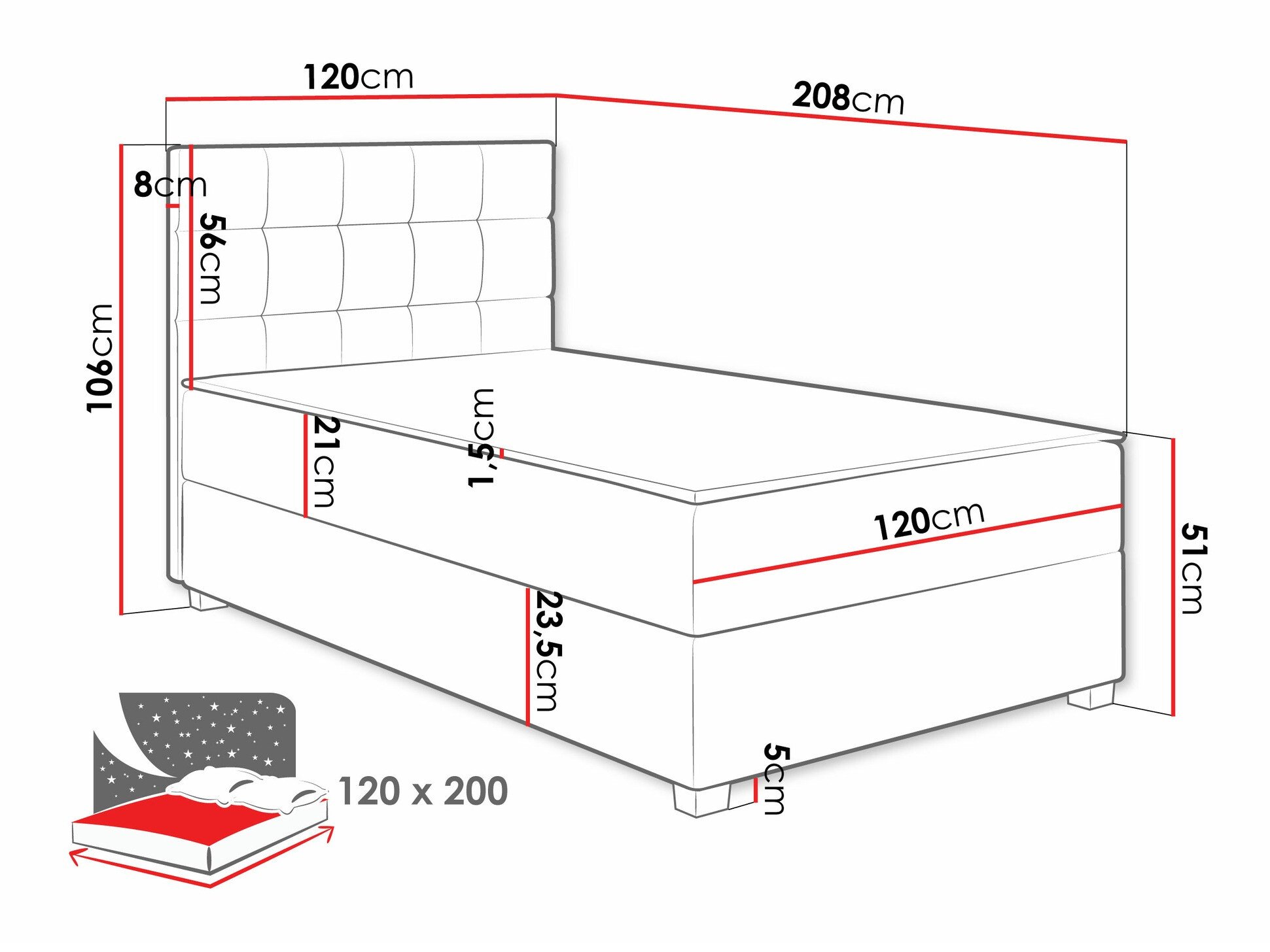 Lit continental Sanford 107 (Manila 16)
