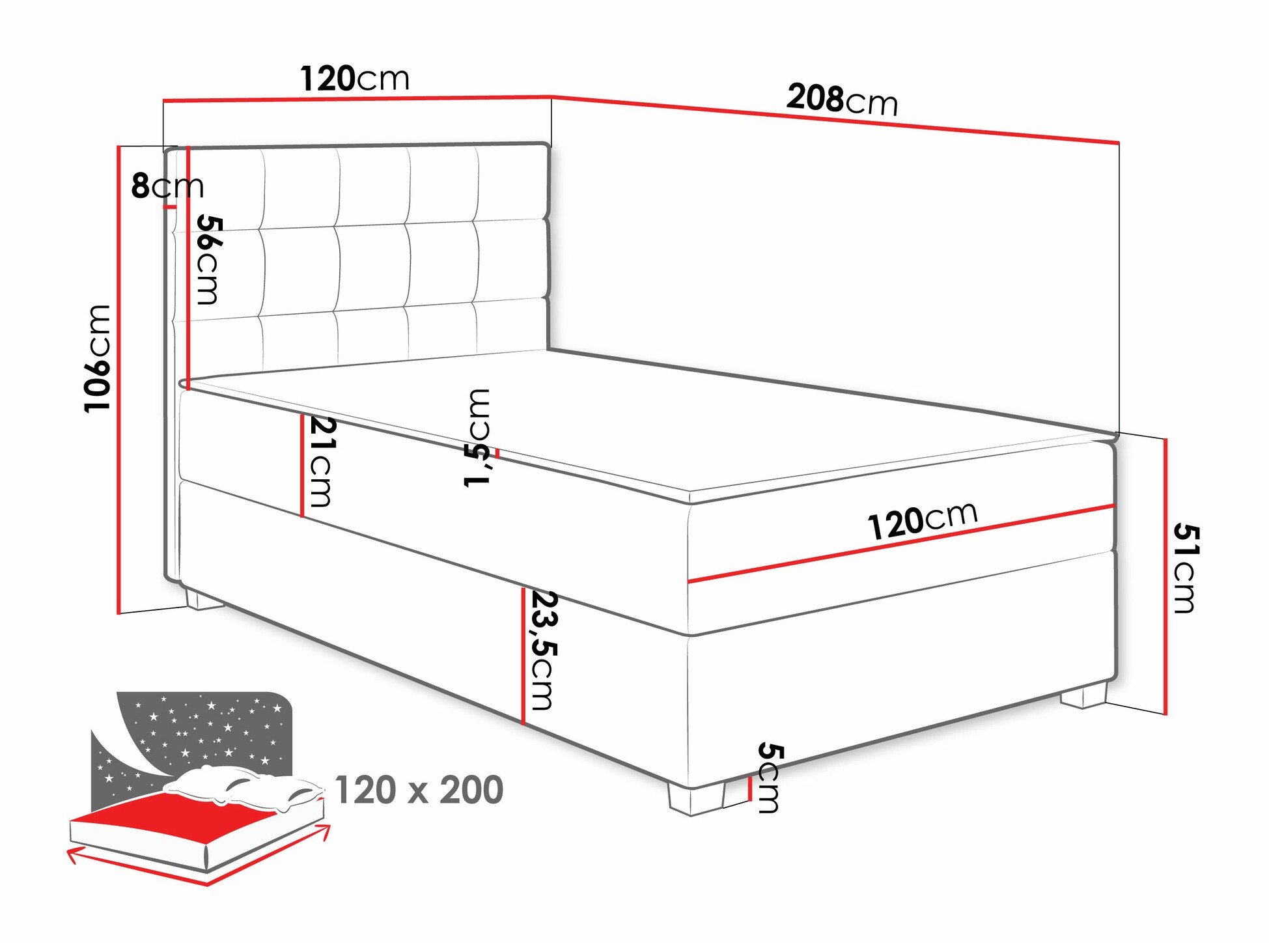 Lit continental Sanford 107 (Manila 26)
