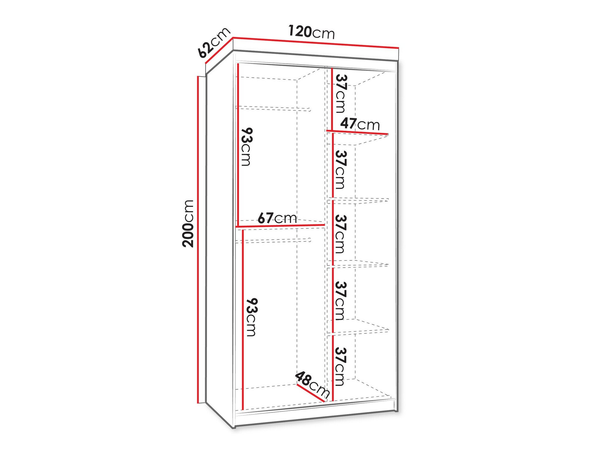 Armoire Hartford 501 (Blanc)