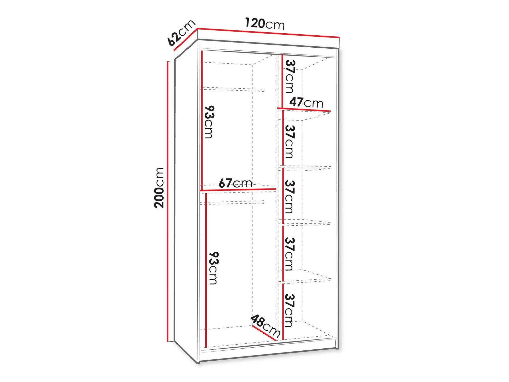 Armoire Hartford 501 (Cachemire)