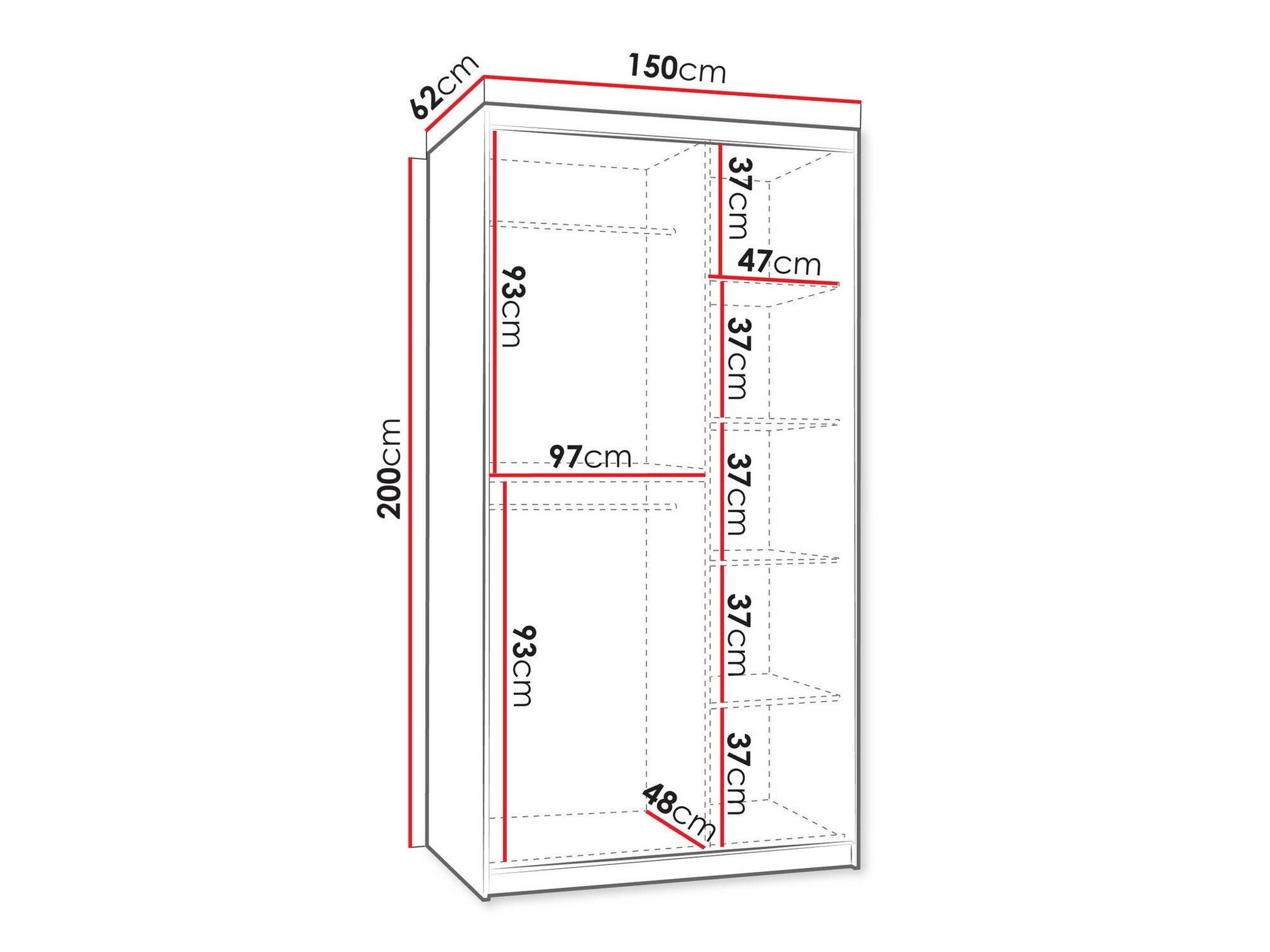 Armoire Hartford 503 (Cachemire)