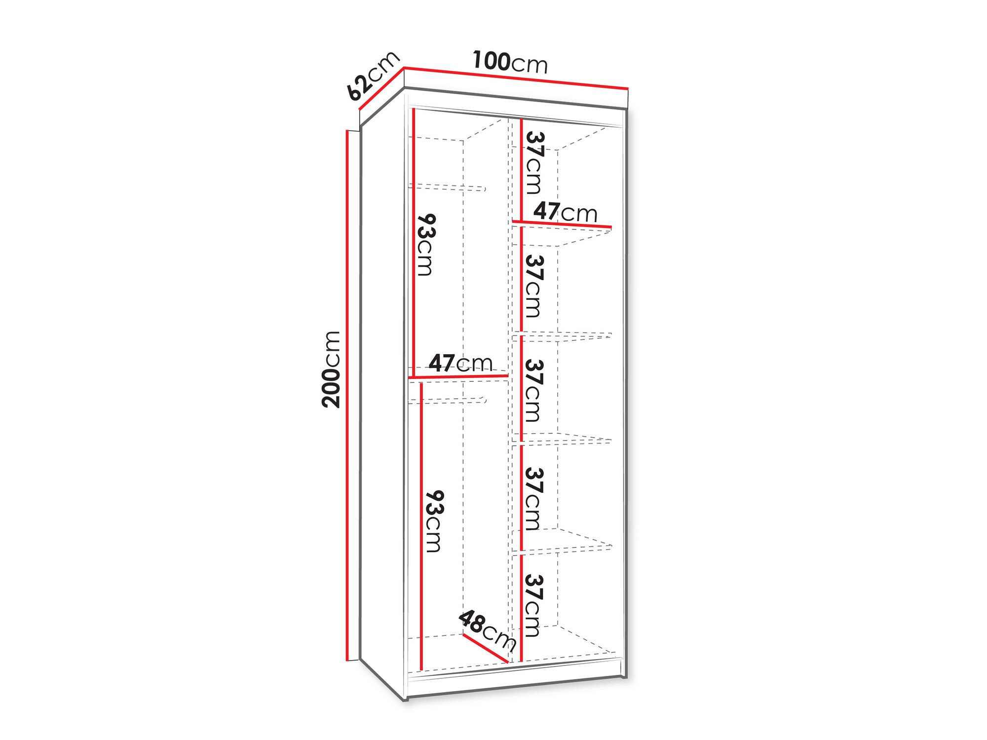 Armoire Hartford 505 (Blanc)