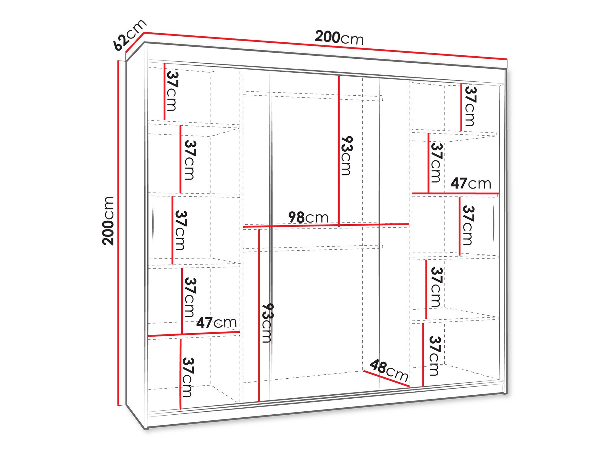 Armoire Hartford 507 (Cachemire)
