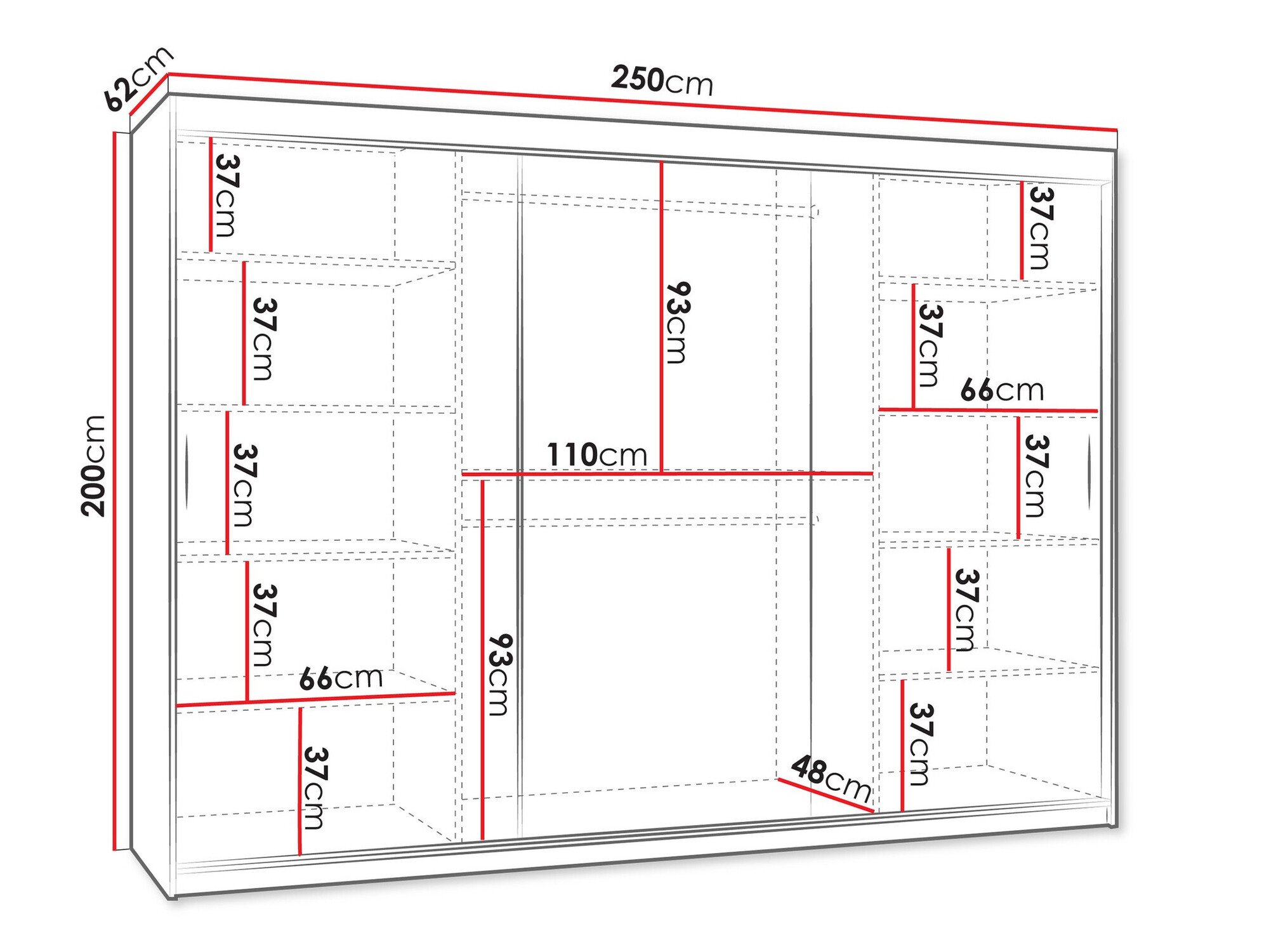 Armoire Hartford 508 (Blanc)